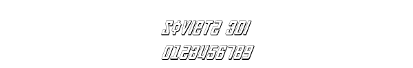 Fuente Soviet2 3Di.ttf