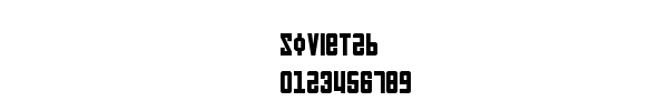 Fuente Soviet2b.ttf