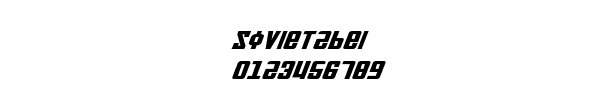 Fuente Soviet2bei.ttf