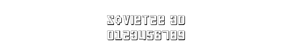 Fuente Soviet2e 3D.ttf