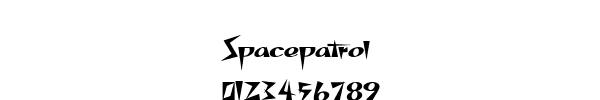 Fuente Spacepatrol.ttf