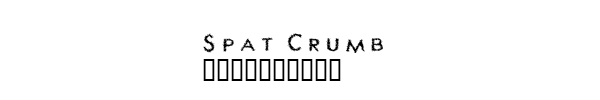 Fuente Spat Crumb.ttf