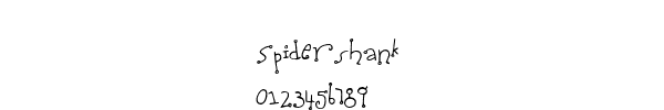 Fuente Spidershank.ttf