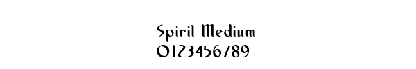 Fuente Spirit Medium.ttf