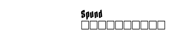 Fuente Spund.ttf