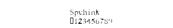 Fuente Spyhink.ttf