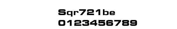 Fuente Sqr721be.ttf