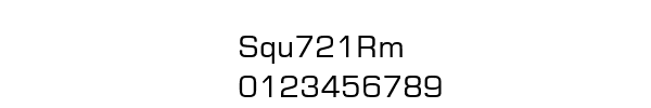 Fuente Squ721Rm.ttf