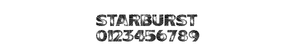 Fuente Starburst.ttf