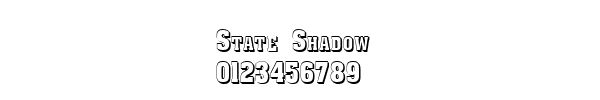 Fuente State Shadow.ttf