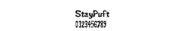 Fuente StayPuft.ttf