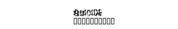 Fuente Suicide.ttf
