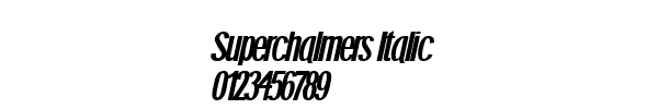 Fuente Superchalmers Italic.ttf