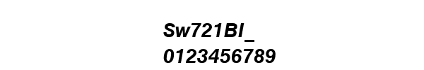 Fuente Sw721BI_.ttf