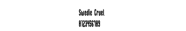 Fuente Swedie Cruel.ttf