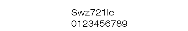 Fuente Swz721le.ttf