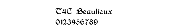 Fuente T4C Beaulieux.ttf