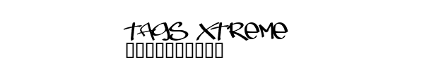 Fuente TAGS XTREME.TTF