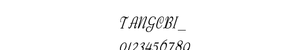 Fuente TANGCBI_.TTF