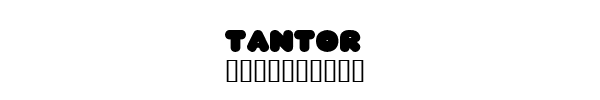 Fuente TANTOR.ttf