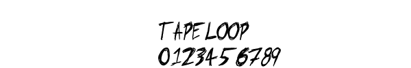 Fuente TAPELOOP.TTF