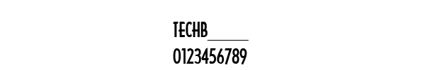 Fuente TECHB___.TTF