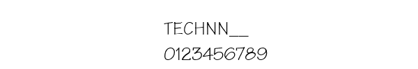Fuente TECHNN__.TTF