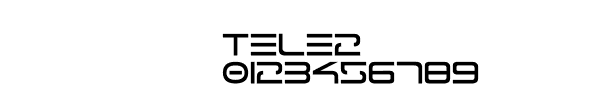 Fuente TELE2.TTF