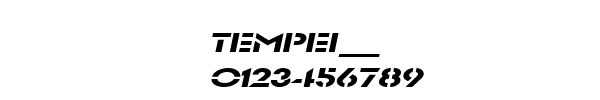 Fuente TEMPEI__.TTF