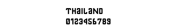 Fuente THAILAND.TTF