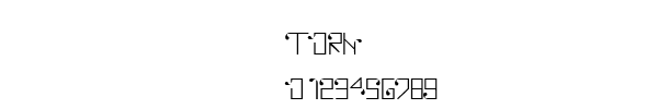 Fuente TORN.ttf