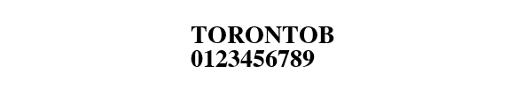 Fuente TORONTOB.TTF