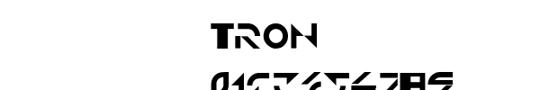 Fuente TRON.TTF