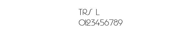Fuente TRS L.TTF