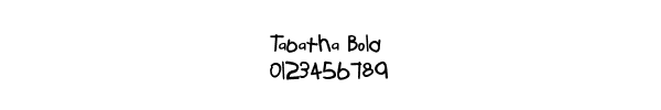 Fuente Tabatha Bold.ttf