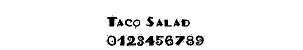 Fuente Taco Salad.ttf