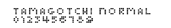 Fuente Tamagotchi Normal.ttf