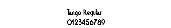 Fuente Tango Regular.ttf