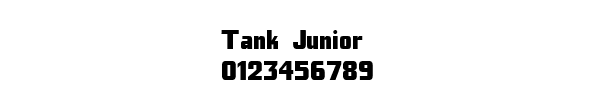 Fuente Tank Junior.ttf