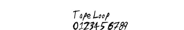 Fuente Tape Loop.ttf