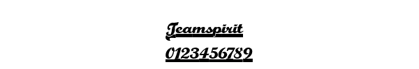Fuente Teamspirit.ttf