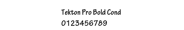 Fuente Tekton Pro Bold Cond.ttf