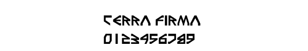 Fuente Terra Firma.ttf