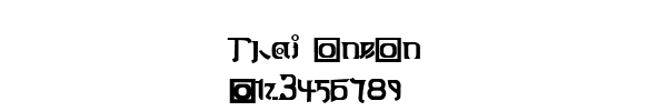 Fuente Thai Oneon.ttf