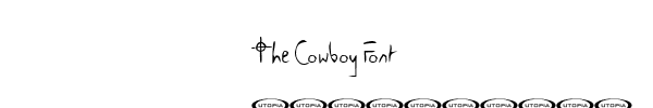 Fuente The Cowboy Font.ttf