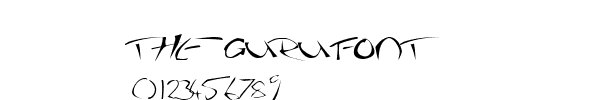 Fuente The Guru Font.ttf