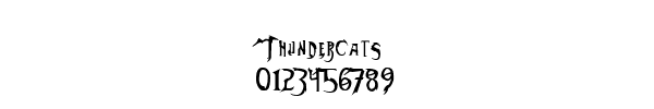Fuente Thundercats.ttf