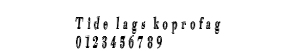 Fuente Tide lags koprofag.ttf