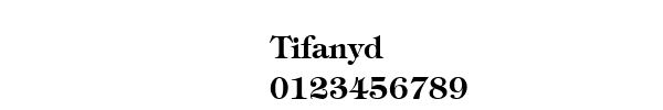 Fuente Tifanyd.ttf