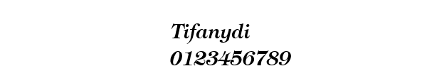 Fuente Tifanydi.ttf